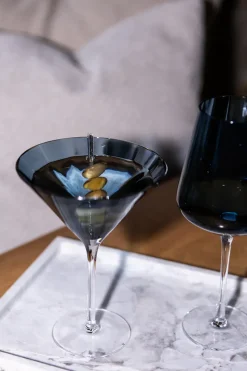Specktrum Vin - Og Cocktailglas^Meadow Stemware - Blue Martini glass