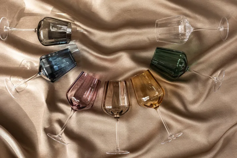 Specktrum Vin - Og Cocktailglas^Meadow Stemware - Green Red wine