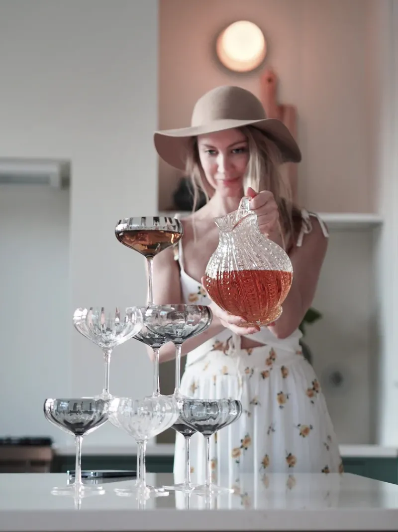 Specktrum Vin - Og Cocktailglas^Meadow Stemware - Grey Cocktail glass