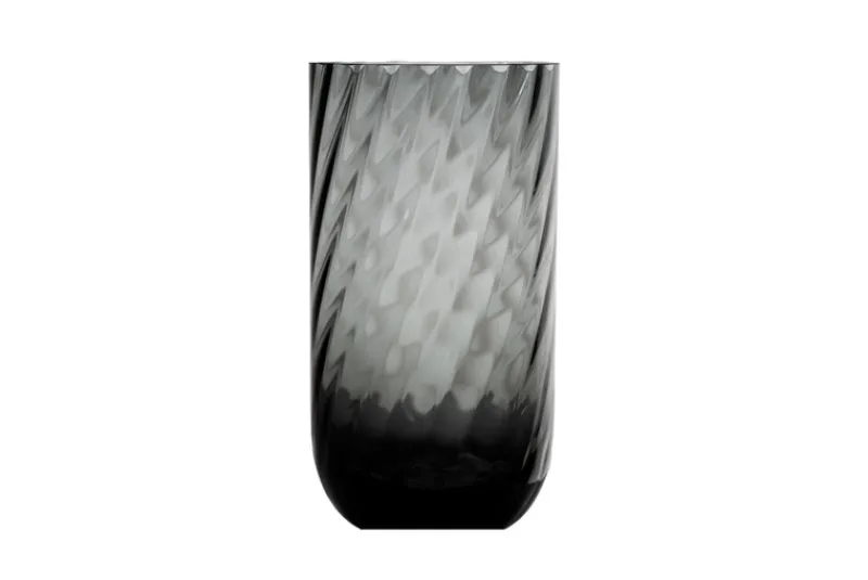 Specktrum Vaser^Meadow Swirl Cylinder Vase - Grey Medium